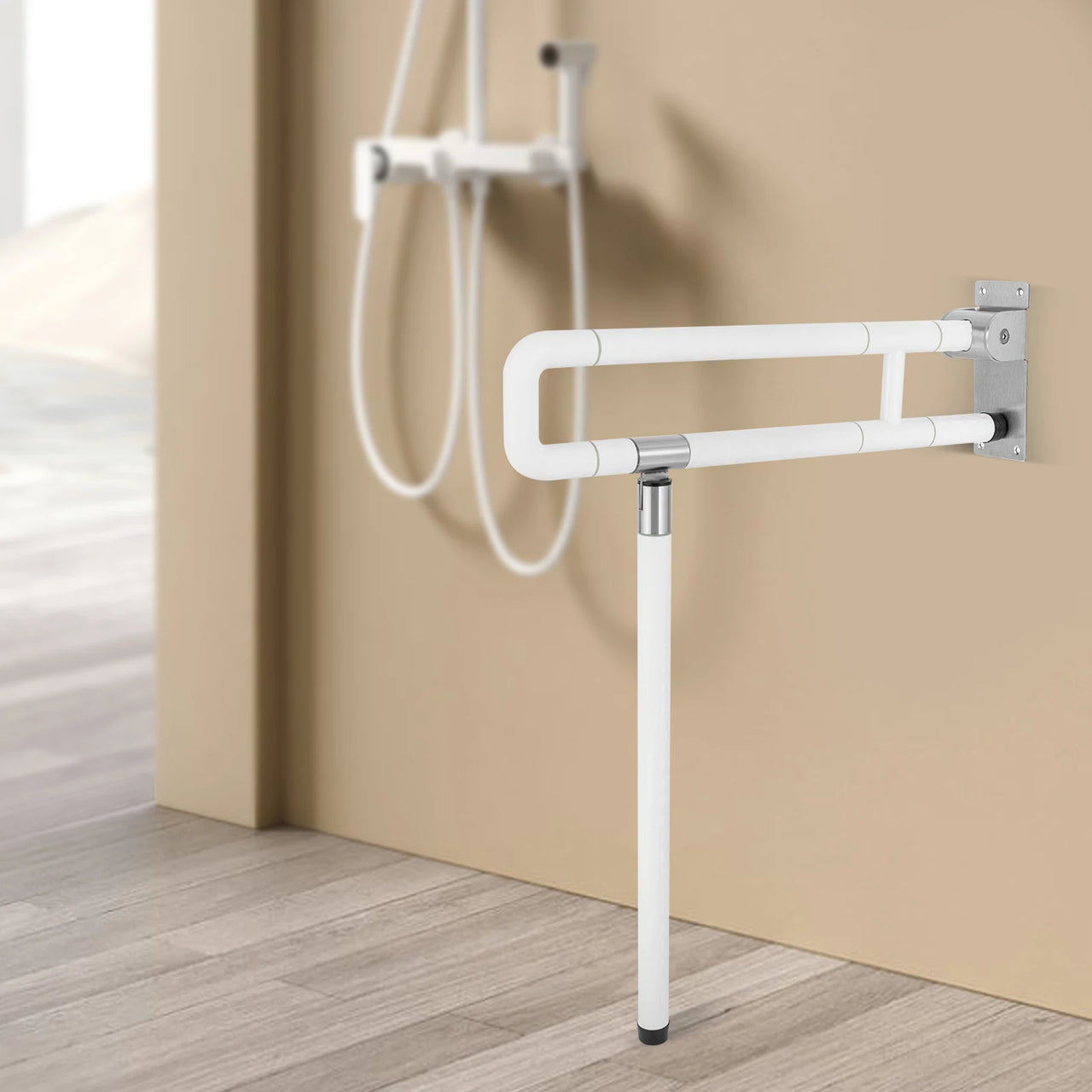 Foldable Bathroom Handle Grab Bar 