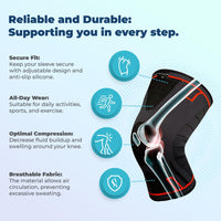 Knee Compression Sleeve Arthritis Pain Relief
