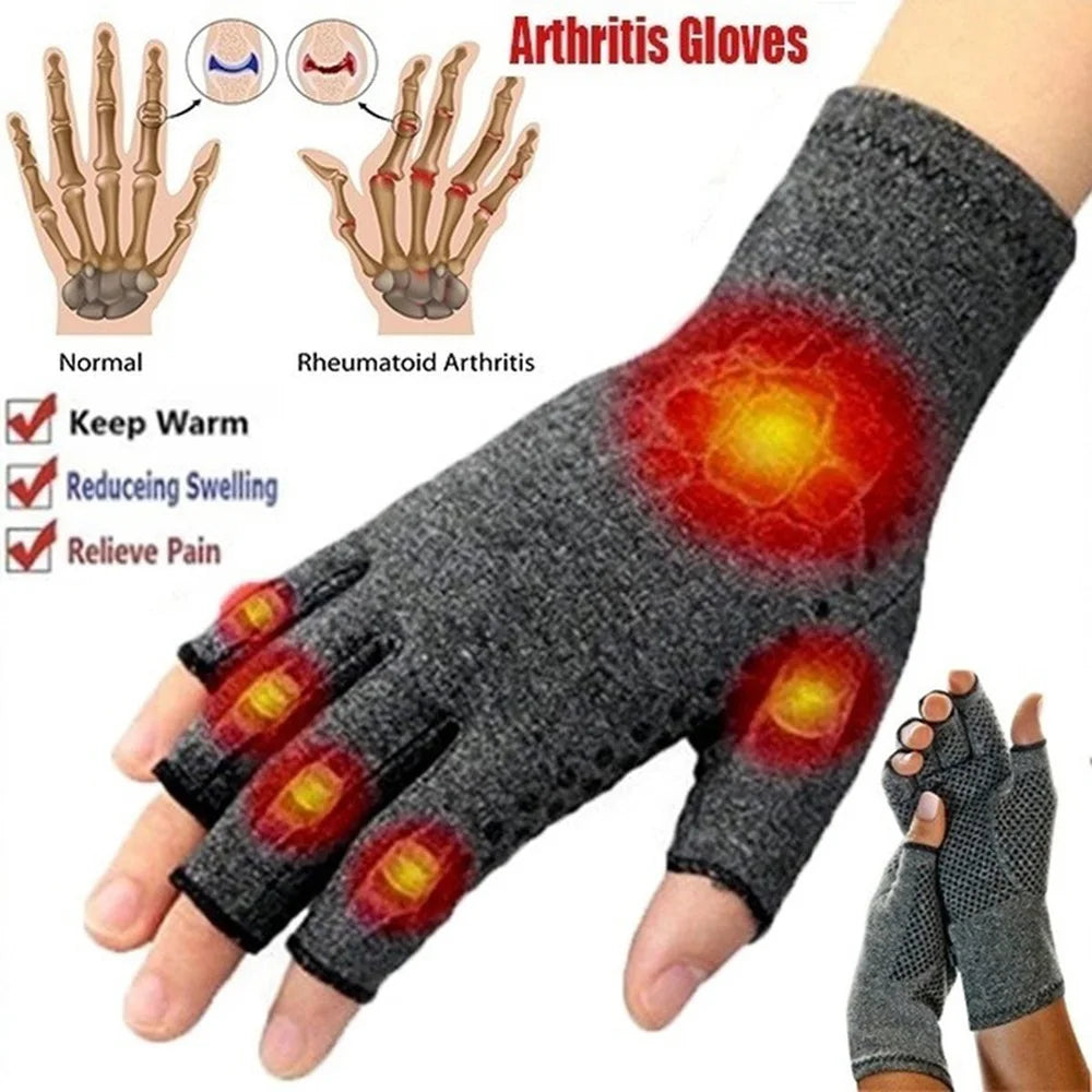 Touch Screen Compression Gloves for Ache and Joint Relief 