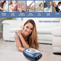 Hand Massager with Heat, Cordless Electric Hand Massager Tool 