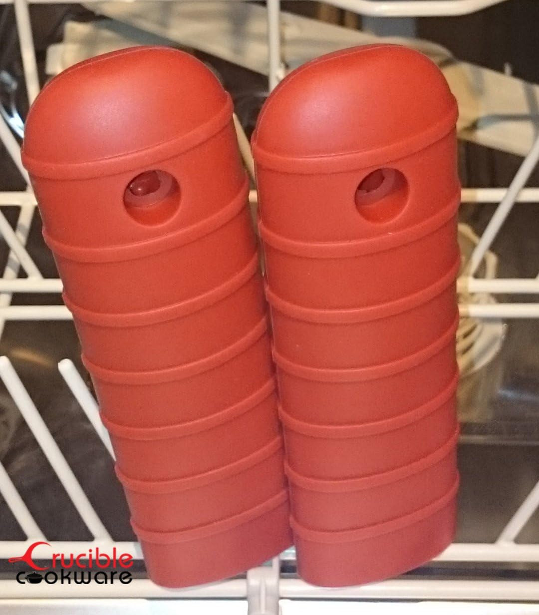Thick Silicone Hot Handle Holder for Cast Iron Skillets, Pans, Frying Pans & Griddles, Metal and Aluminum Cookware Handles 