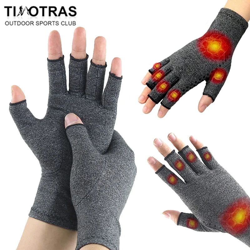 Touch Screen Compression Gloves for Ache and Joint Relief 
