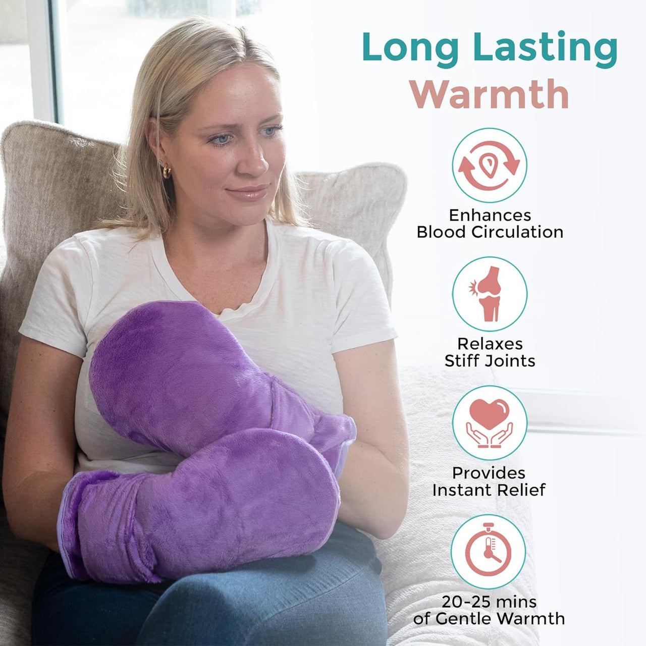Microwavable Mittens and Heated Gloves for Arthritis Hands 